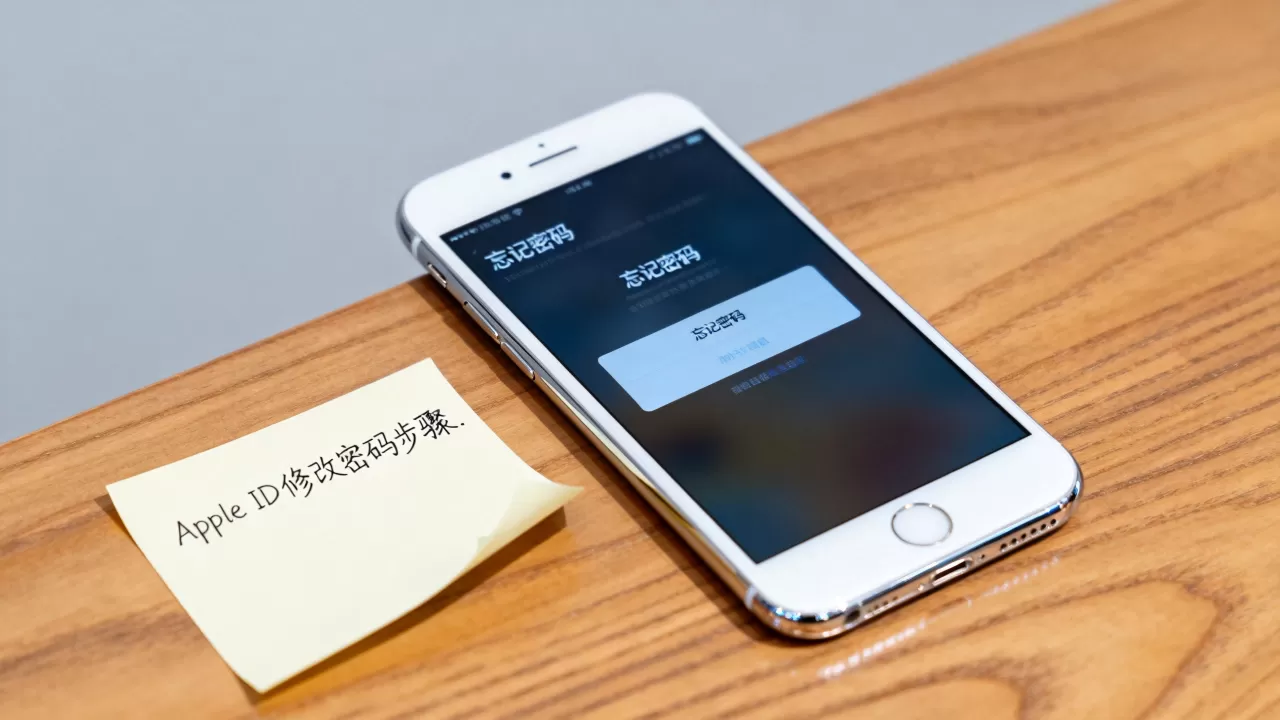 iPhone ID密码忘了怎么办，苹果Apple ID修改密码教程