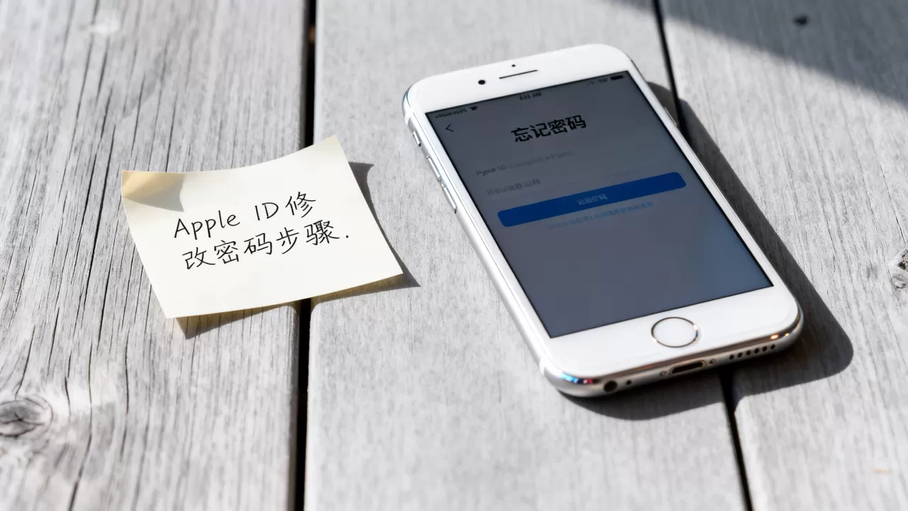 iPhone ID密码忘了怎么办，苹果Apple ID修改密码教程