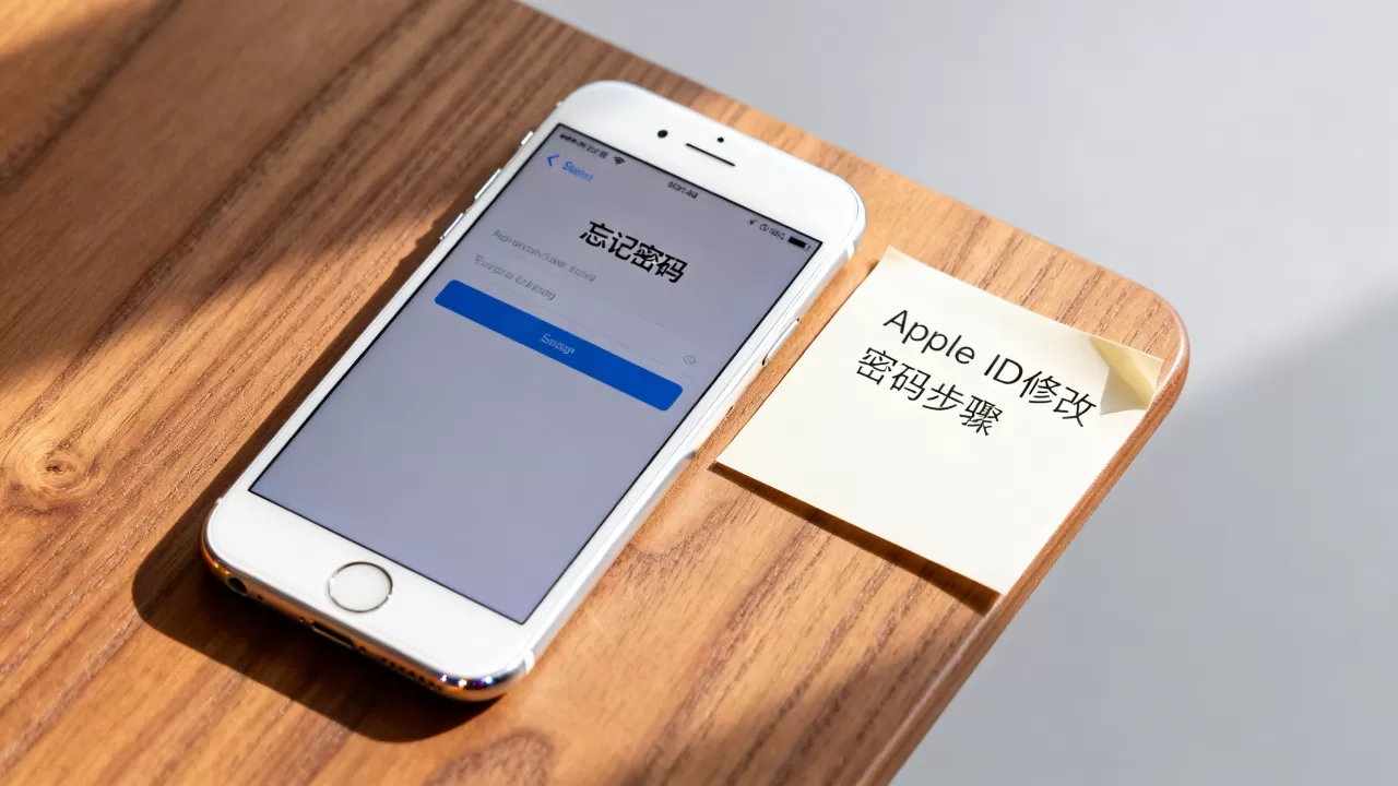 iPhone ID密码忘了怎么办，苹果Apple ID修改密码教程
