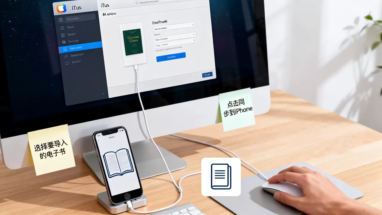 最新的itunes怎么给iphone导书？itunes导入电子书教程
