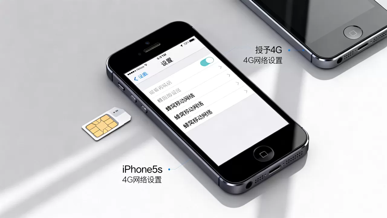 为什么iphone5s用不了4g网络设置不了怎么办啊，iPhone5s不支持4G