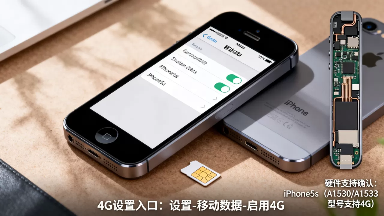 为什么iPhone5s用不了4G设置不了，iPhone5s支持4G吗