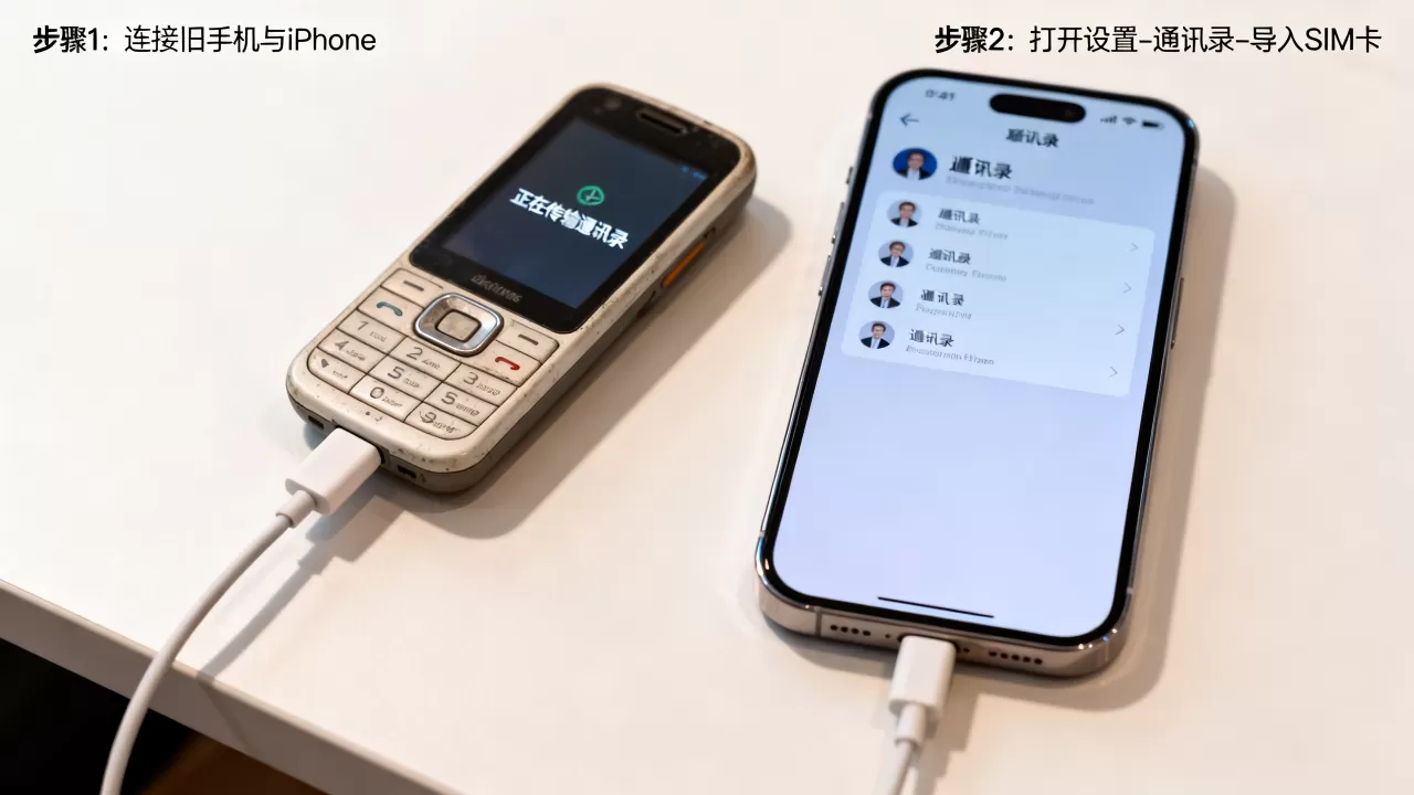 怎么把手机通讯录转移到iphone手机号码，iPhone换机通讯录迁移
