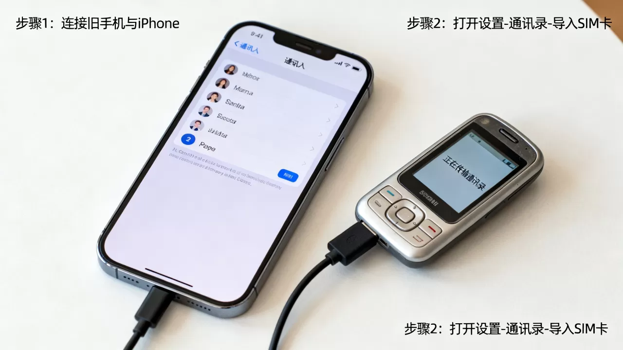 怎么把手机通讯录转移到iphone手机号码，iPhone换机通讯录迁移