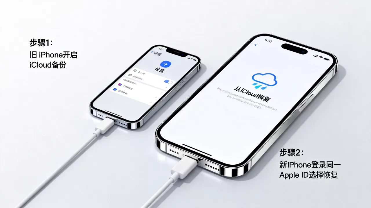 怎么把iphone通讯录导入新iphone，iphone通讯录迁移方法