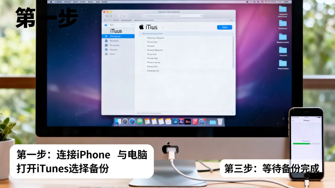 怎么用itunes备份通讯录导入iphone，itunes备份通讯录方法