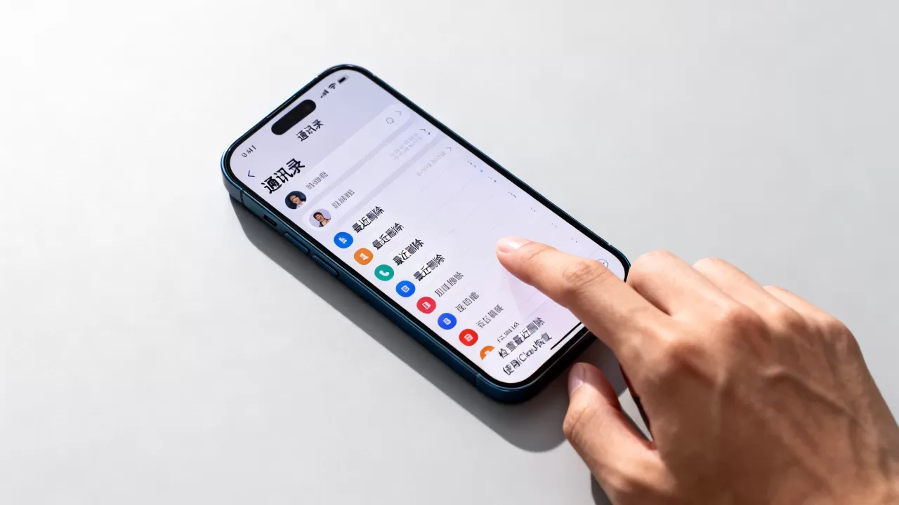 iPhone通讯录删除恢复不了怎么办，苹果手机联系人误删怎么找回