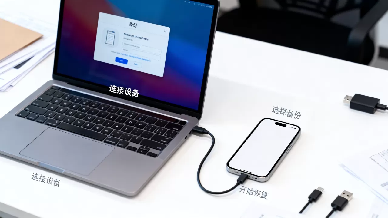 电脑备份文件怎么恢复到iPhone，电脑备份数据恢复手机