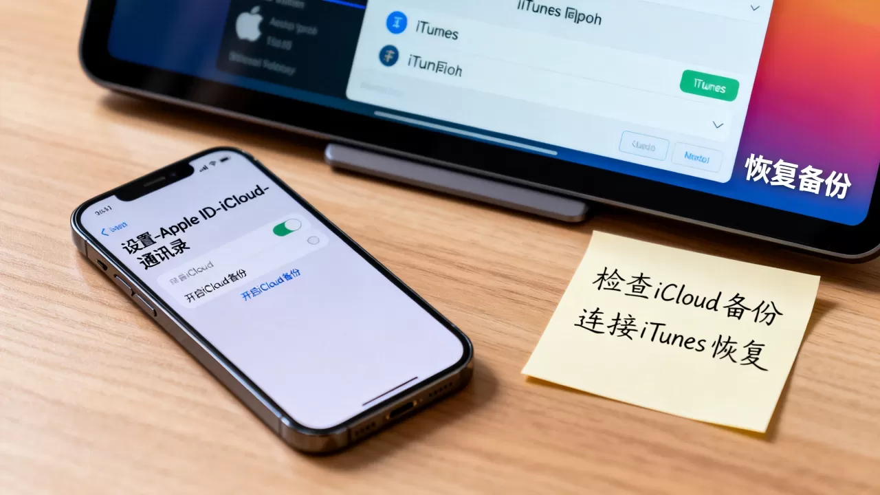 删除的iphone通讯录怎么恢复不了怎么办啊，苹果手机通讯录误删恢复