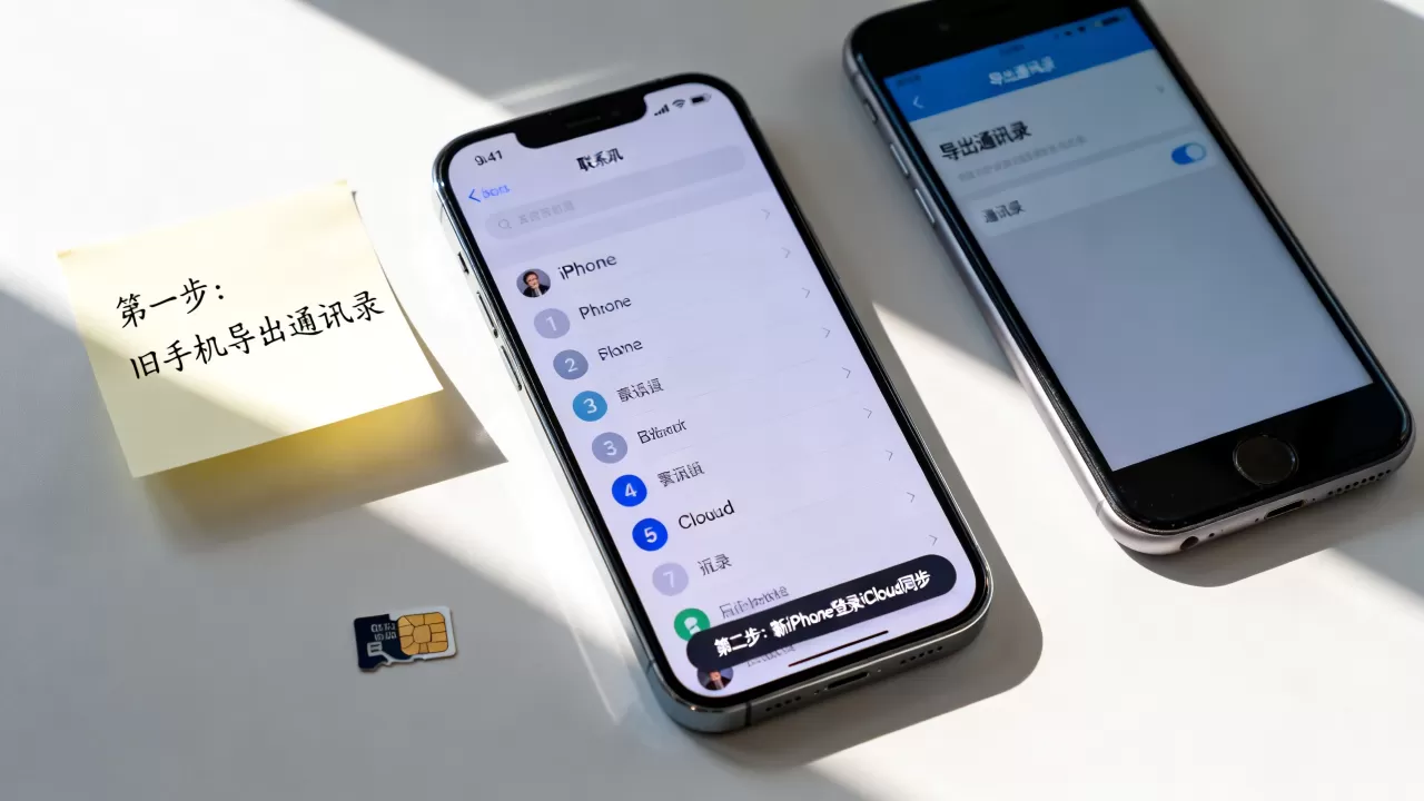 换iphone手机通讯录怎么导入通讯录好友，iphone通讯录迁移方法