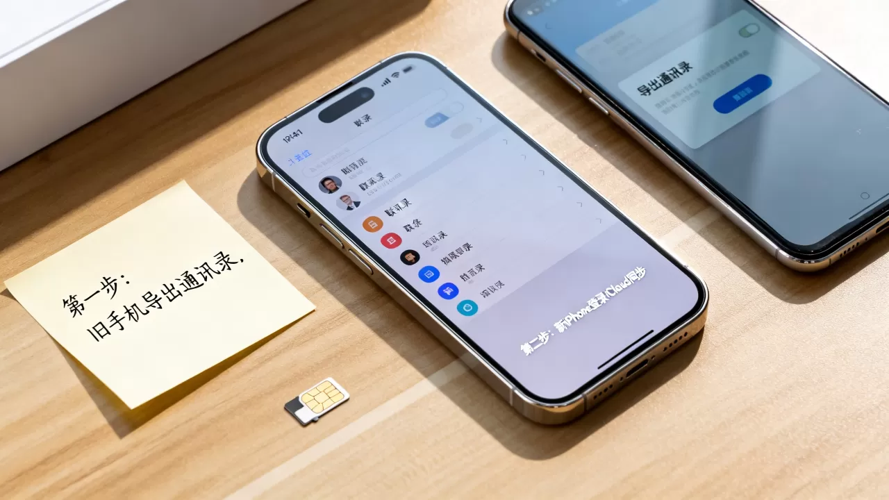 换iphone手机通讯录怎么导入通讯录好友，iphone通讯录迁移方法