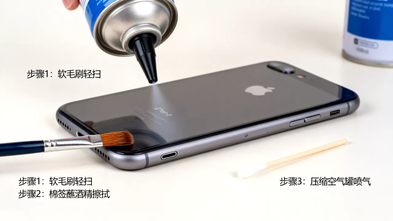 怎么清洗iphone7音响孔，iPhone7扬声器清理方法