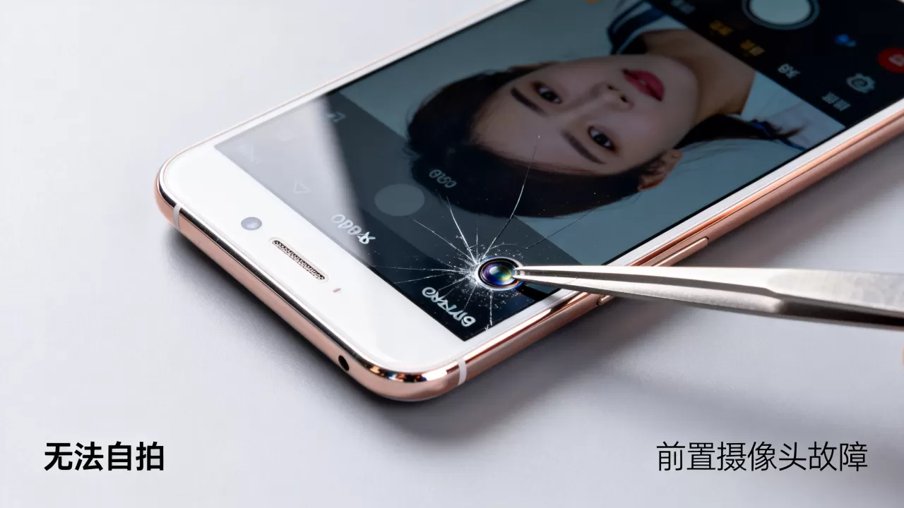oppoa59为什么不能自拍，oppoa59前置摄像头故障