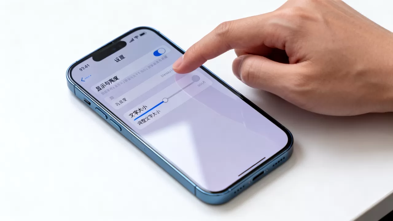 怎么将iphone屏幕变小了，iphone屏幕显示太小怎么调