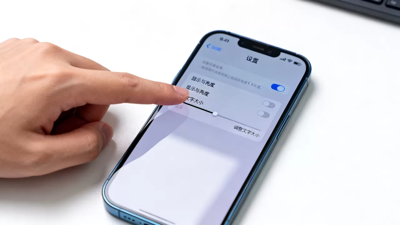怎么将iphone屏幕变小了，iphone屏幕显示太小怎么调
