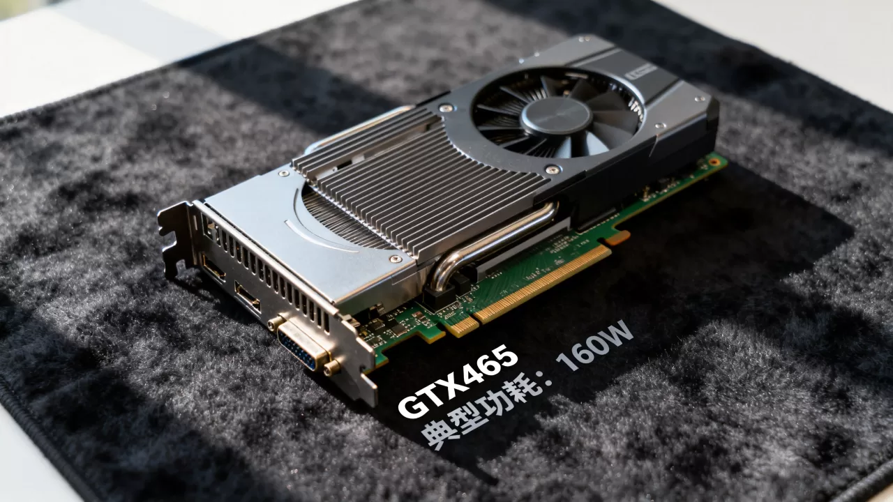 GTX465显卡功耗天梯图，GTX465显卡功耗高吗