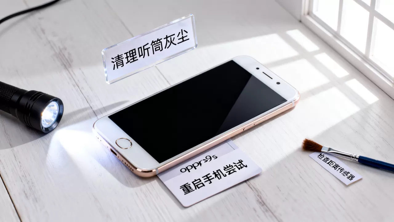 为什么oppor9s打完电话后屏幕不亮，手机通话后黑屏解决方法