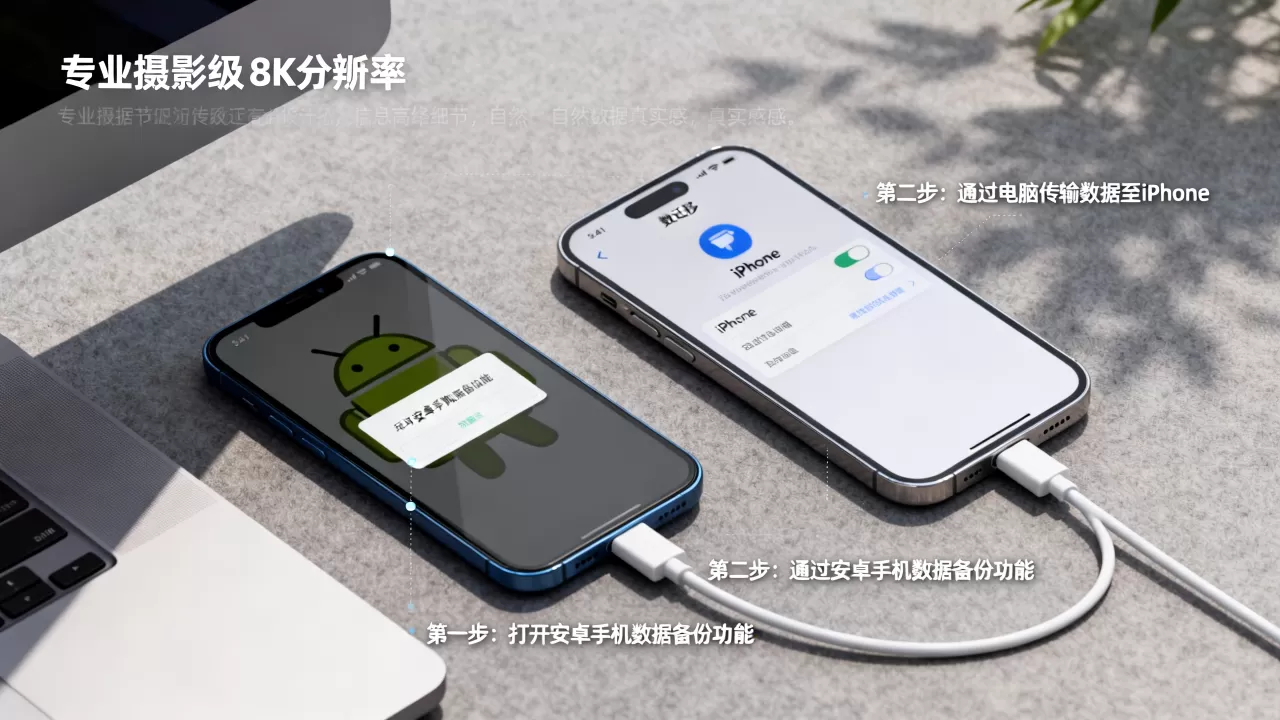 怎么把安卓数据导入iphone手机，安卓数据迁移到iPhone