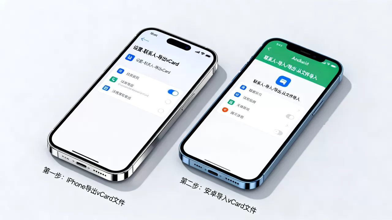 怎么把iphone的联系人导入安卓手机上，安卓手机导入iphone联系人