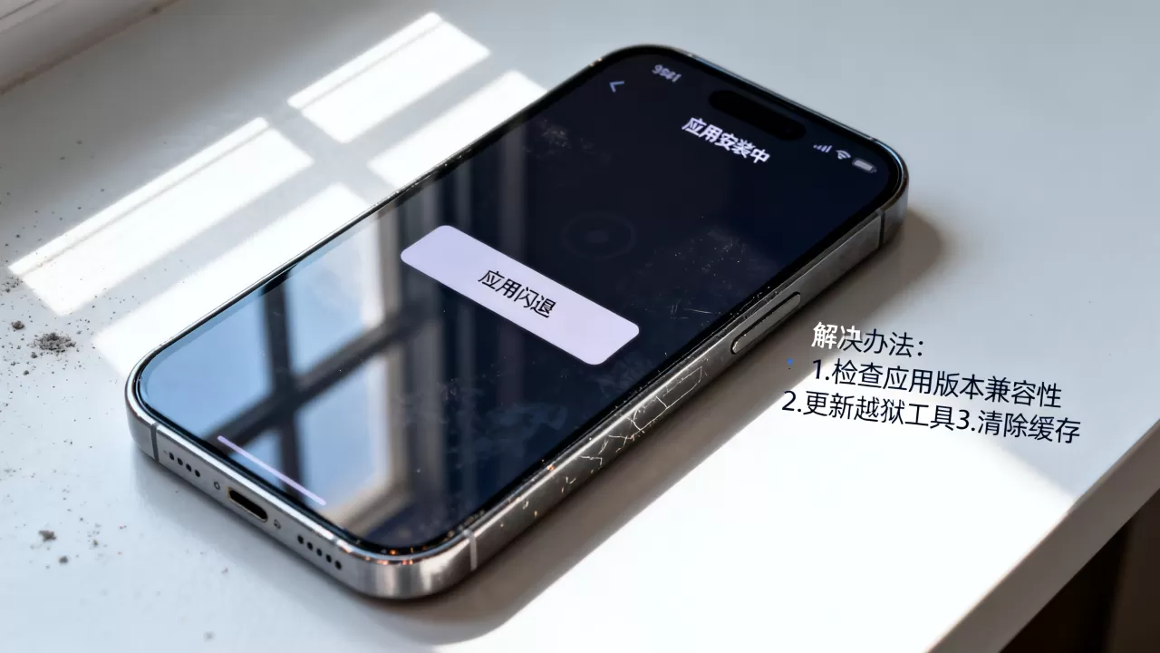 越狱iphone安装应用闪退怎么回事，越狱后安装app闪退解决办法