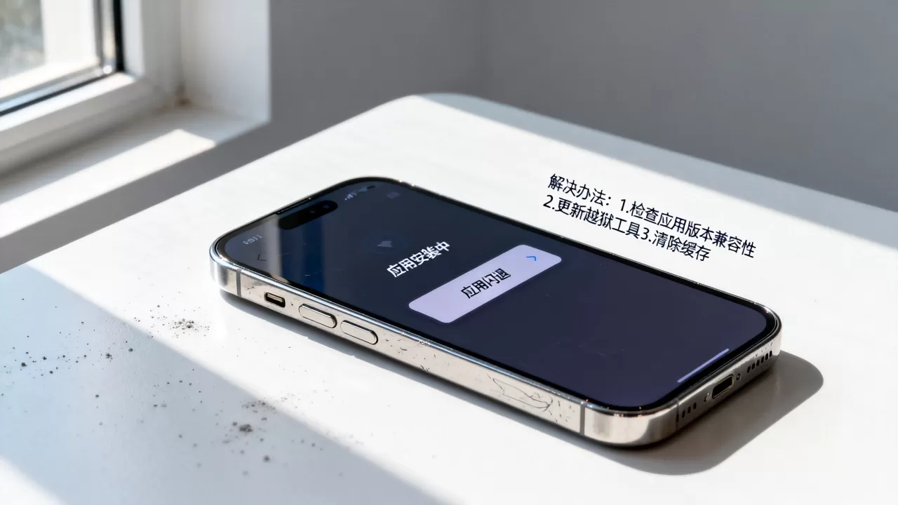 越狱iphone安装应用闪退怎么回事，越狱后安装app闪退解决办法