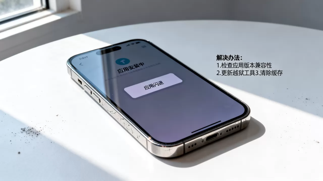 越狱iphone安装应用闪退怎么回事，越狱后安装app闪退解决办法