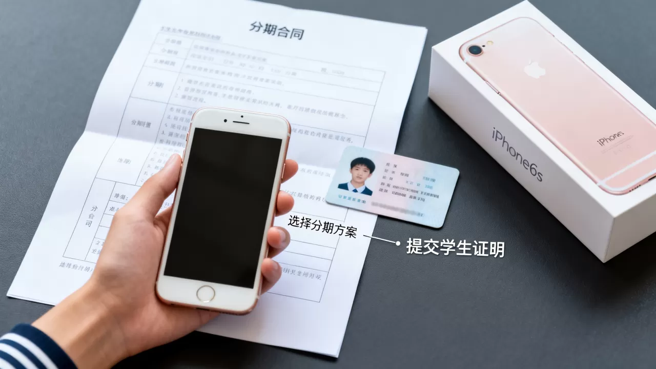 学生怎么分期iphone6s，iphone6s分期购买流程