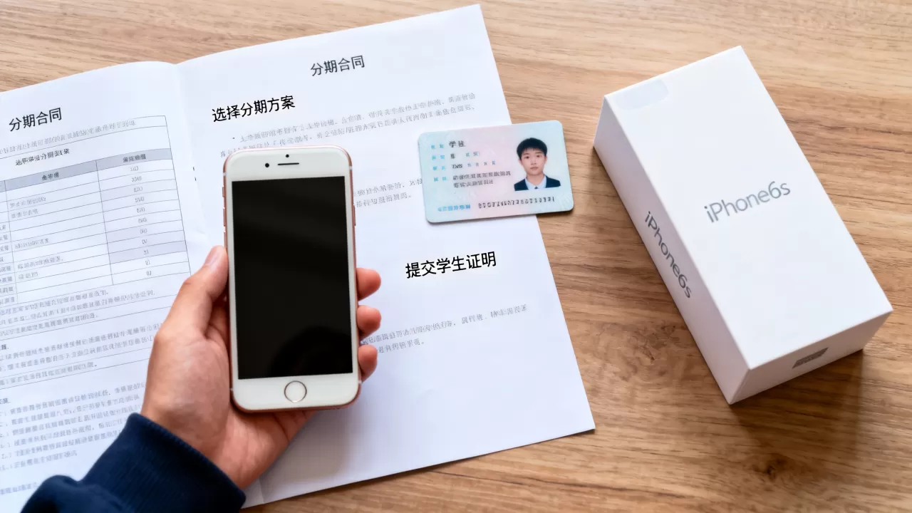 学生怎么分期iphone6s，iphone6s分期购买流程