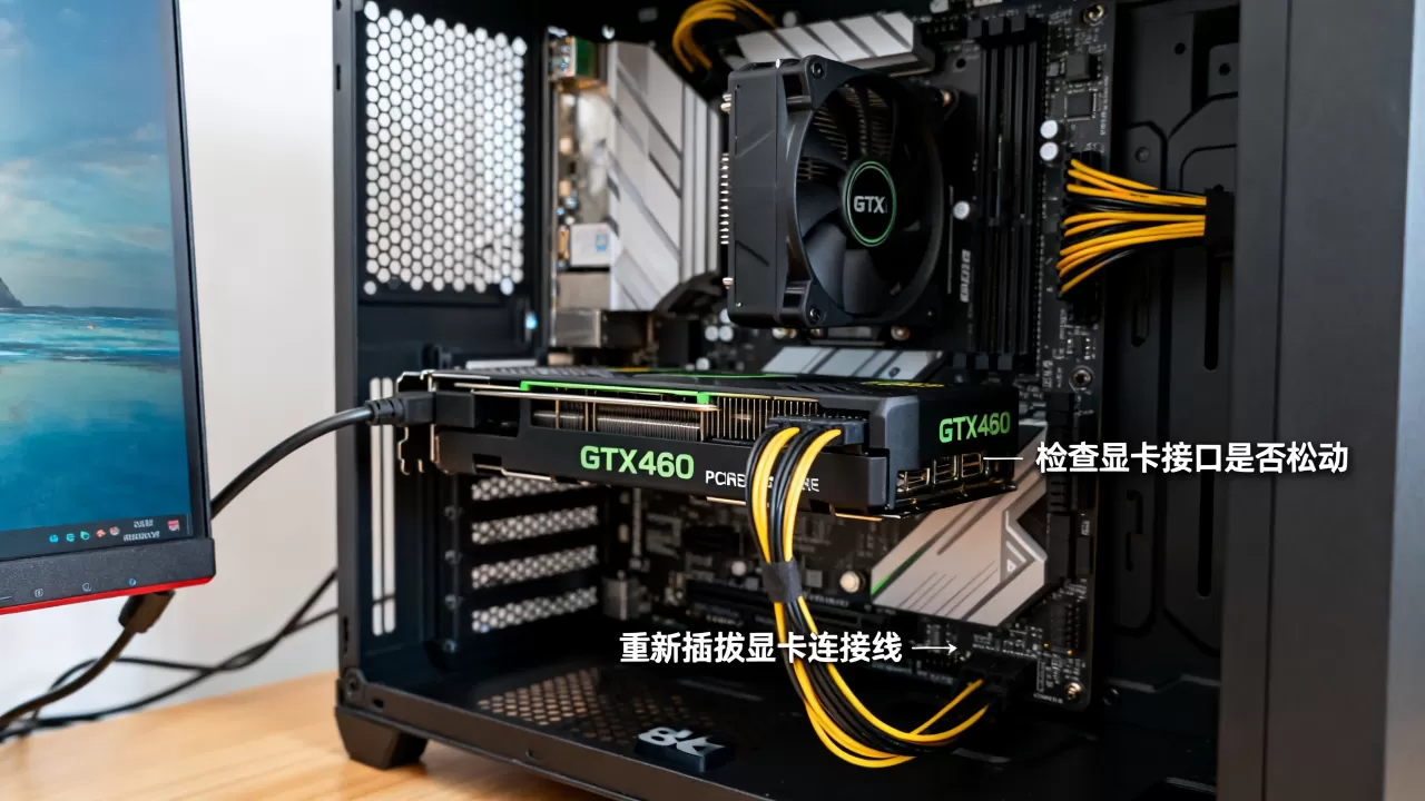 GTX460显卡屏幕没反应怎么办,GTX460显卡黑屏解决方法 GTX460显卡屏幕没反应怎么办,GTX460显卡黑屏解决方法