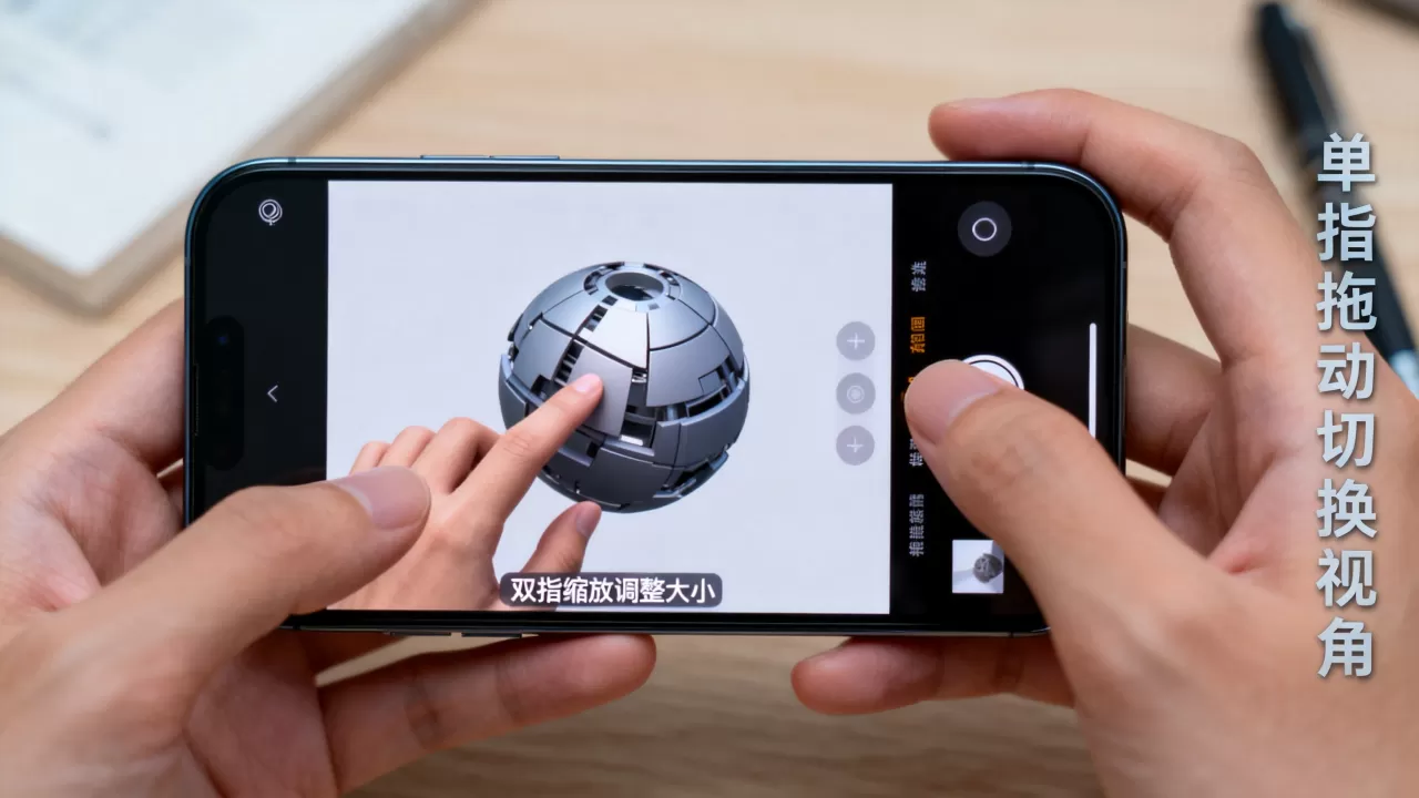 iphone怎么看3d，iphone查看3d模型方法