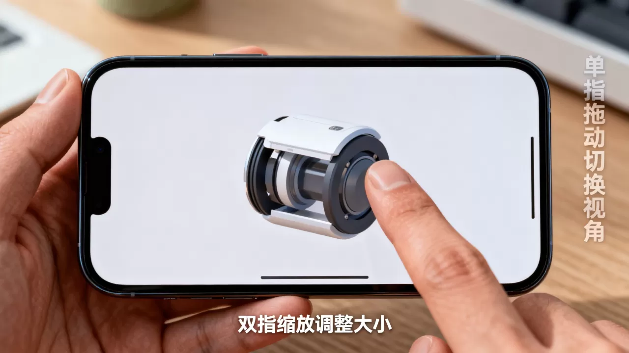 iphone怎么看3d，iphone查看3d模型方法