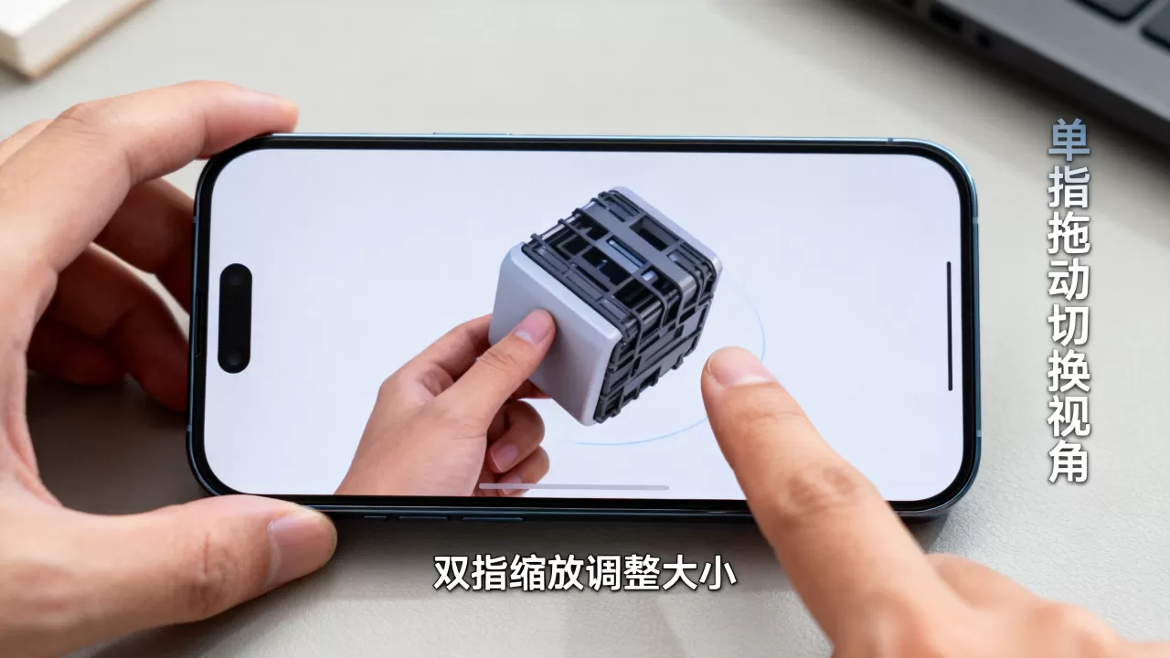 iphone怎么看3d，iphone查看3d模型方法