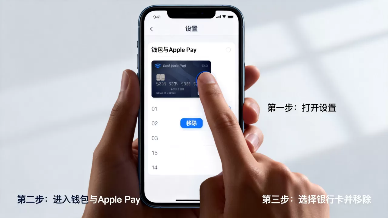 iphone怎么解银行卡绑定，苹果手机解绑银行卡方法