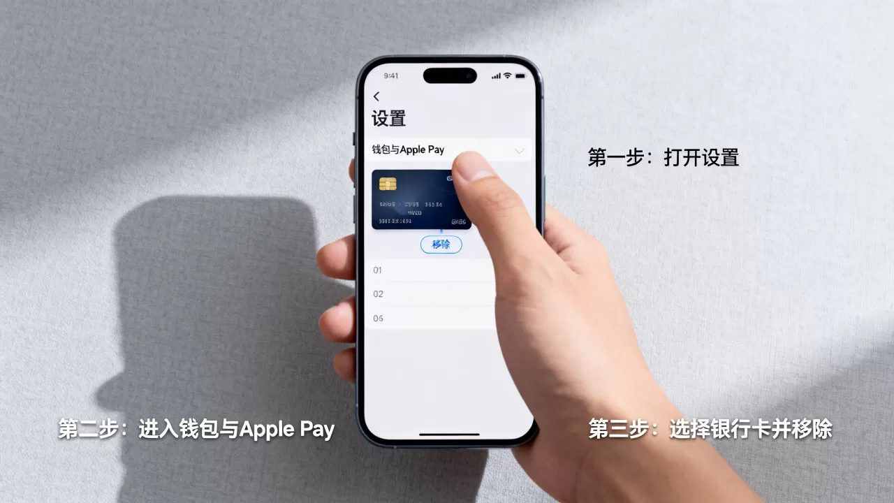 iphone怎么解银行卡绑定，苹果手机解绑银行卡方法
