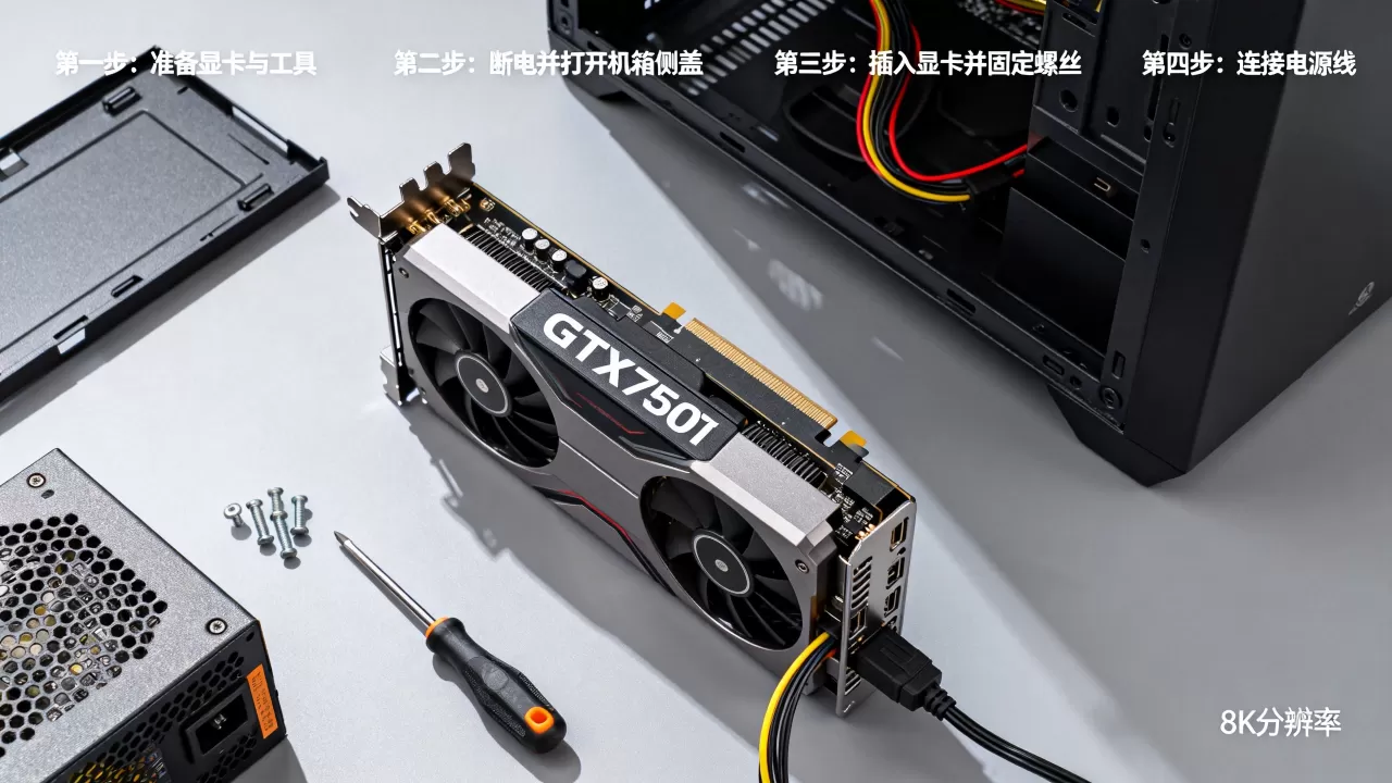 GTX750Ti显卡怎么安装，GTX750Ti显卡安装教程