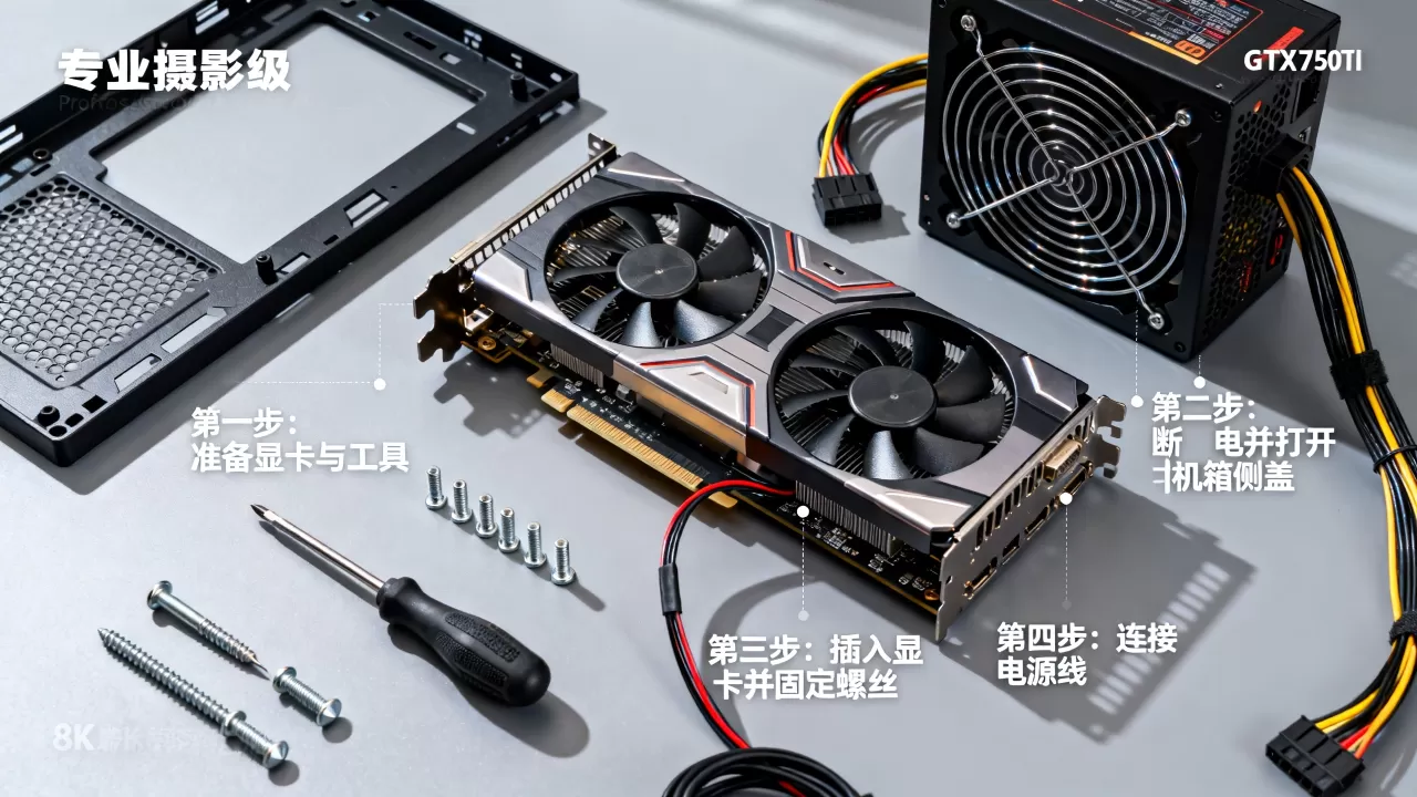 GTX750Ti显卡怎么安装，GTX750Ti显卡安装教程