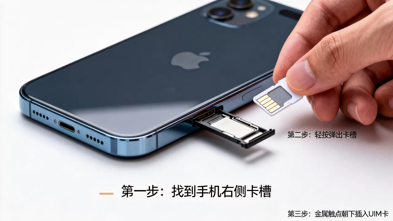 iphone怎么放uim卡，iphone卡槽在哪里