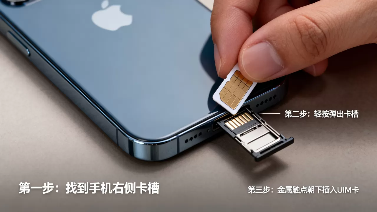 iphone怎么放uim卡，iphone卡槽在哪里