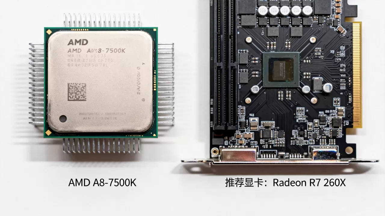 a87500kcpu用什么显卡，a87500kcpu配什么显卡