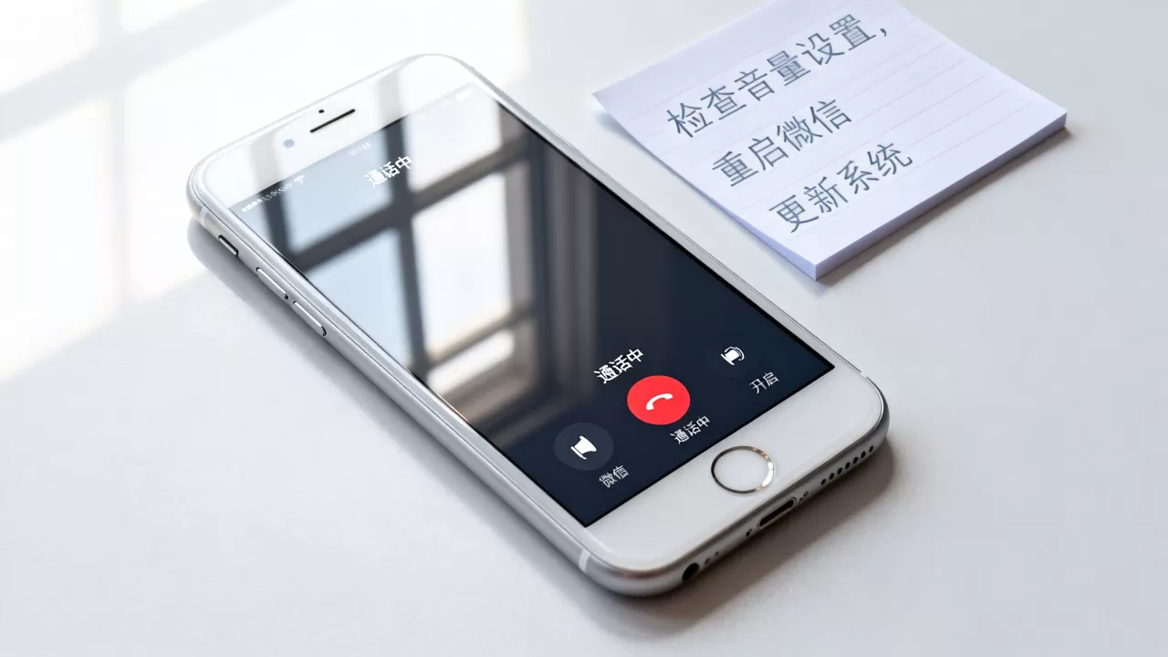 iphone微信来电没声音怎么回事，iPhone微信语音通话无声解决办法