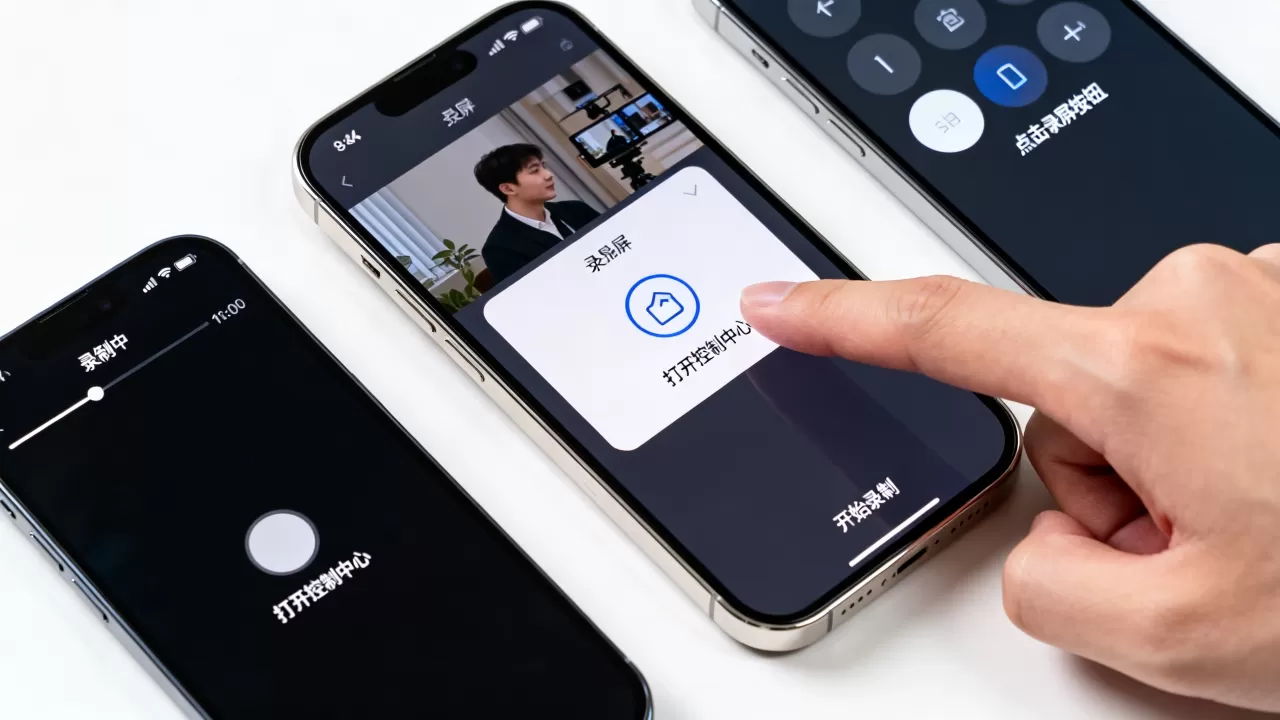 iphone的录屏功能怎么用，苹果手机屏幕录制教程