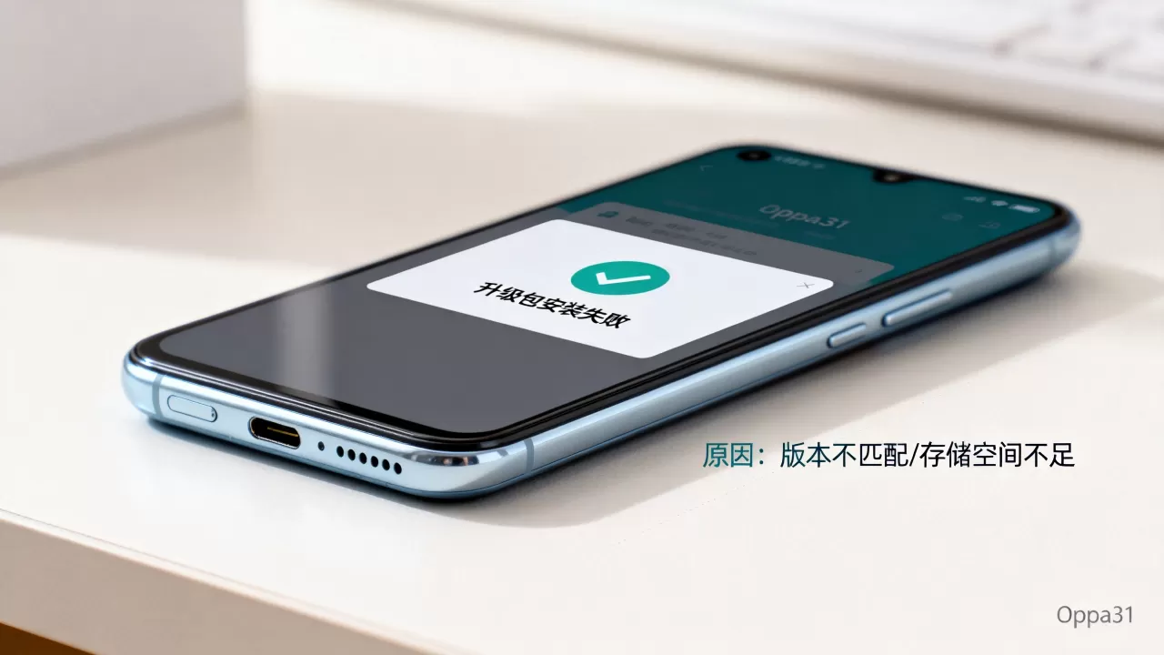 为什么oppoa31升级包无法安装，oppoa31升级包