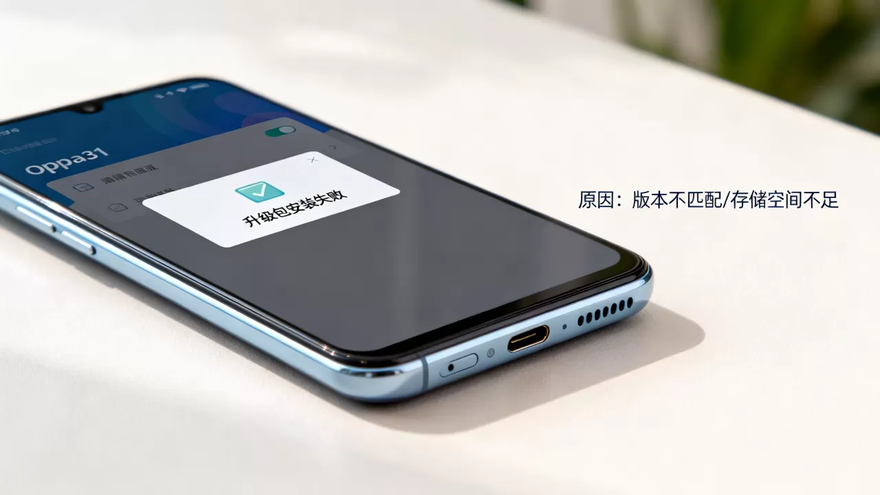 为什么oppoa31升级包无法安装，oppoa31升级包
