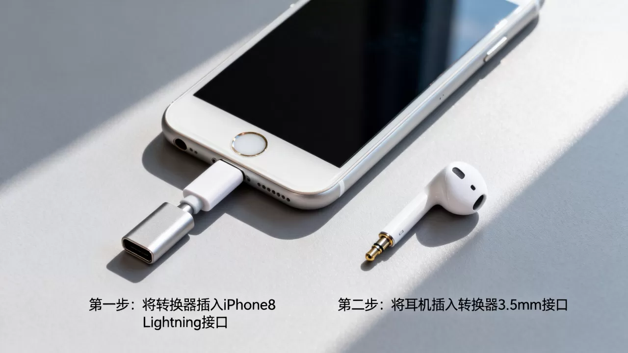 iPhone8转换器怎么用,苹果耳机转接头使用方法 iPhone8转换器怎么用,苹果耳机转接头使用方法