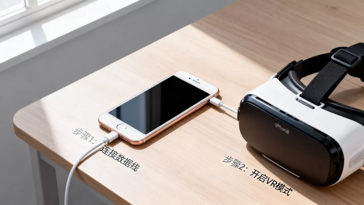 iphone8 VR怎么用，iphone8手机怎么连接VR眼镜