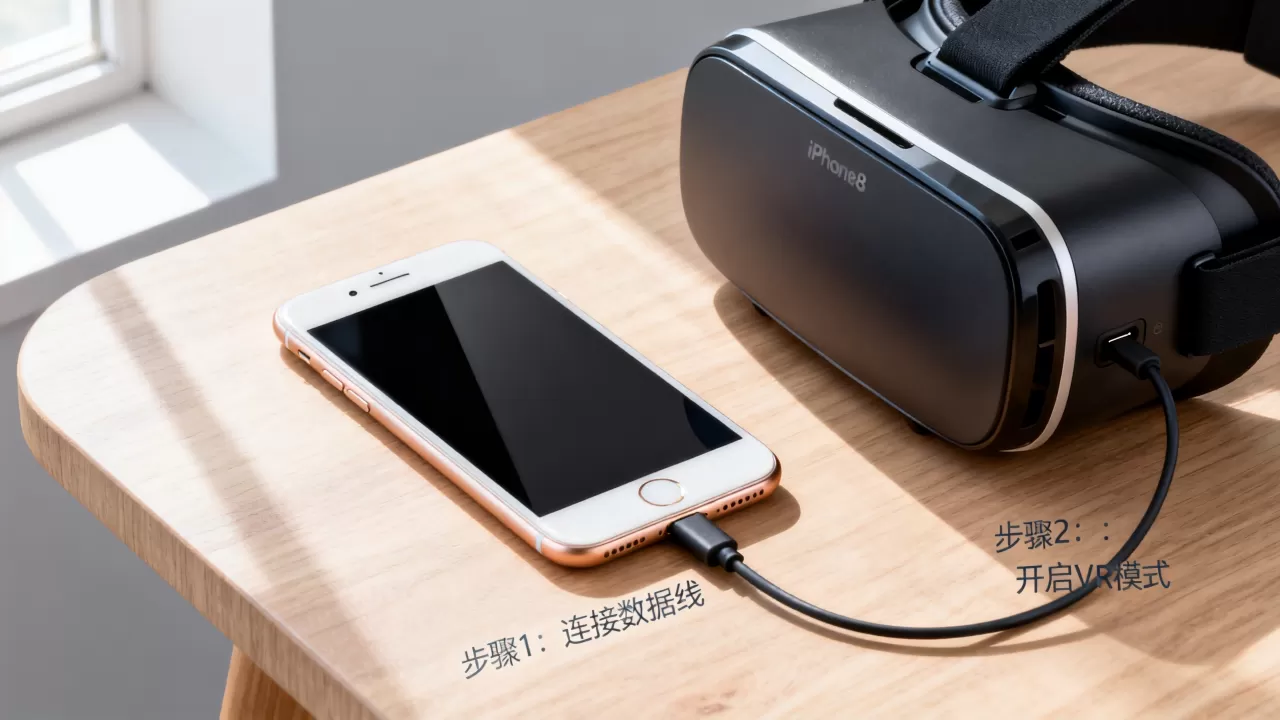 iphone8 VR怎么用，iphone8手机怎么连接VR眼镜
