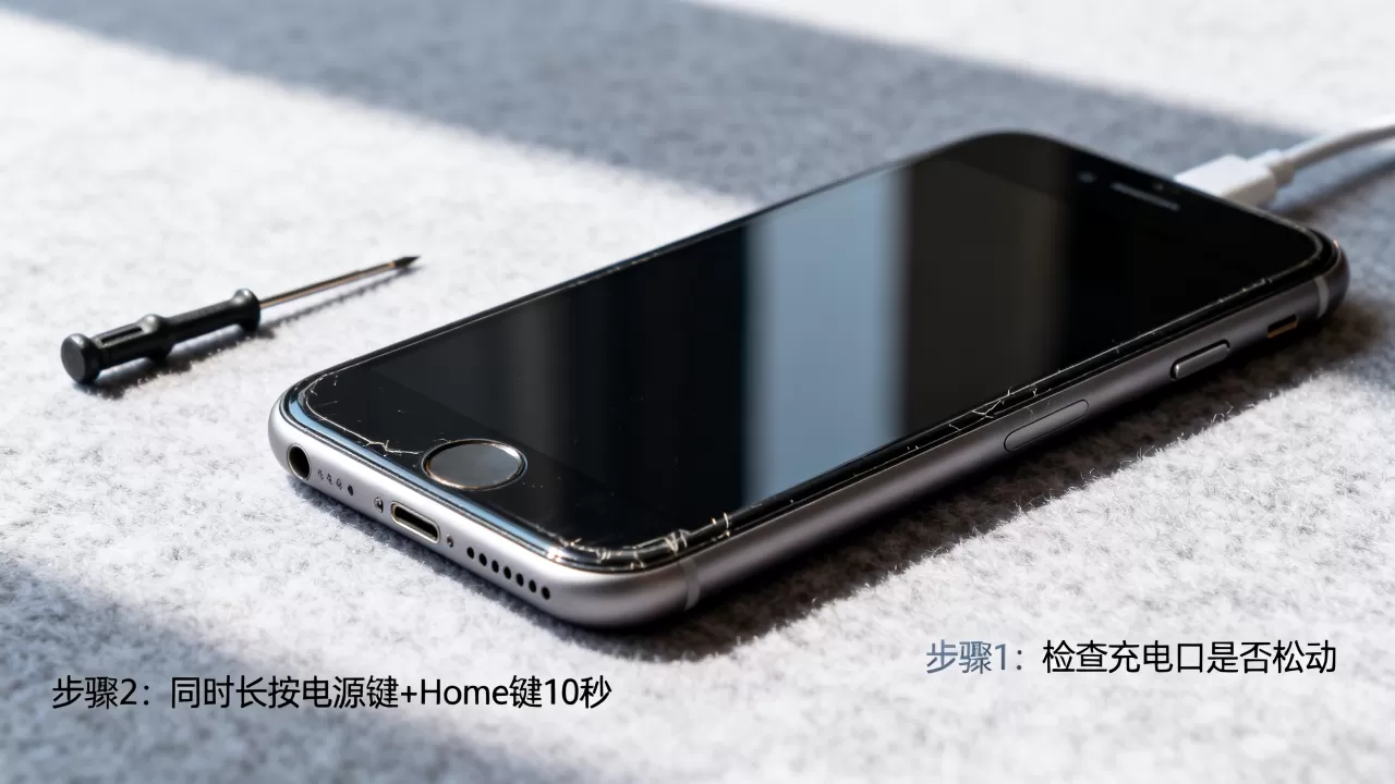 iphone7屏幕黑了怎么办，iphone7屏幕突然黑屏修复方法