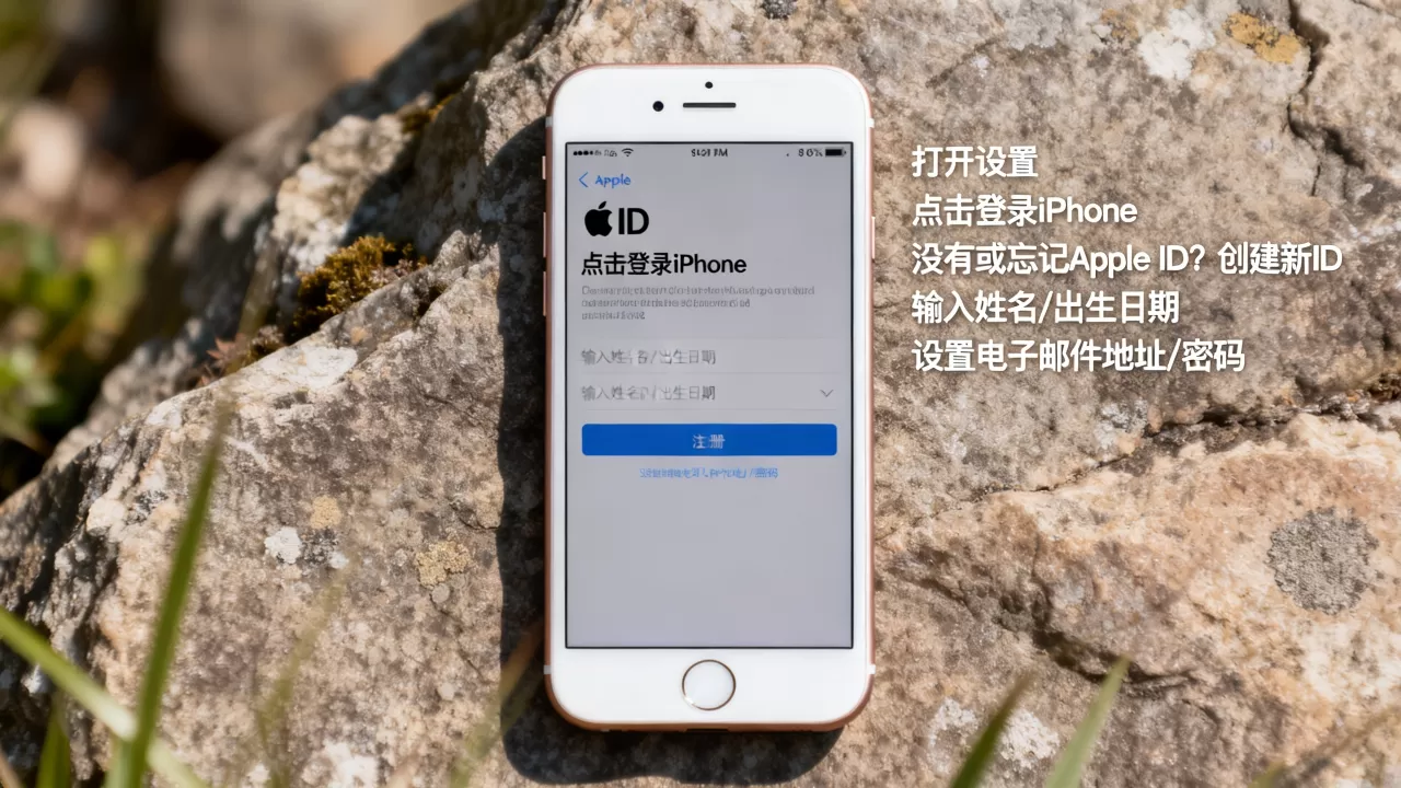 iphone6怎么申请账号密码，苹果手机apple id注册教程