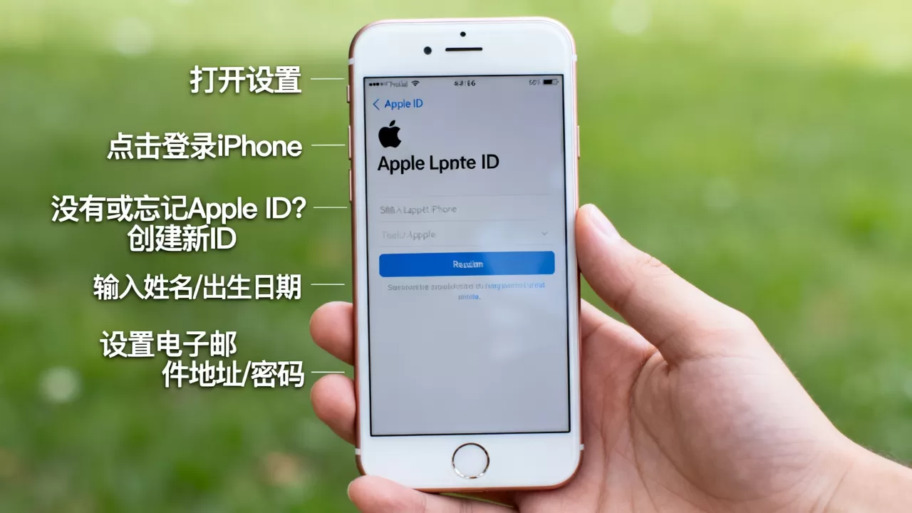 iphone6怎么申请账号密码，苹果手机apple id注册教程