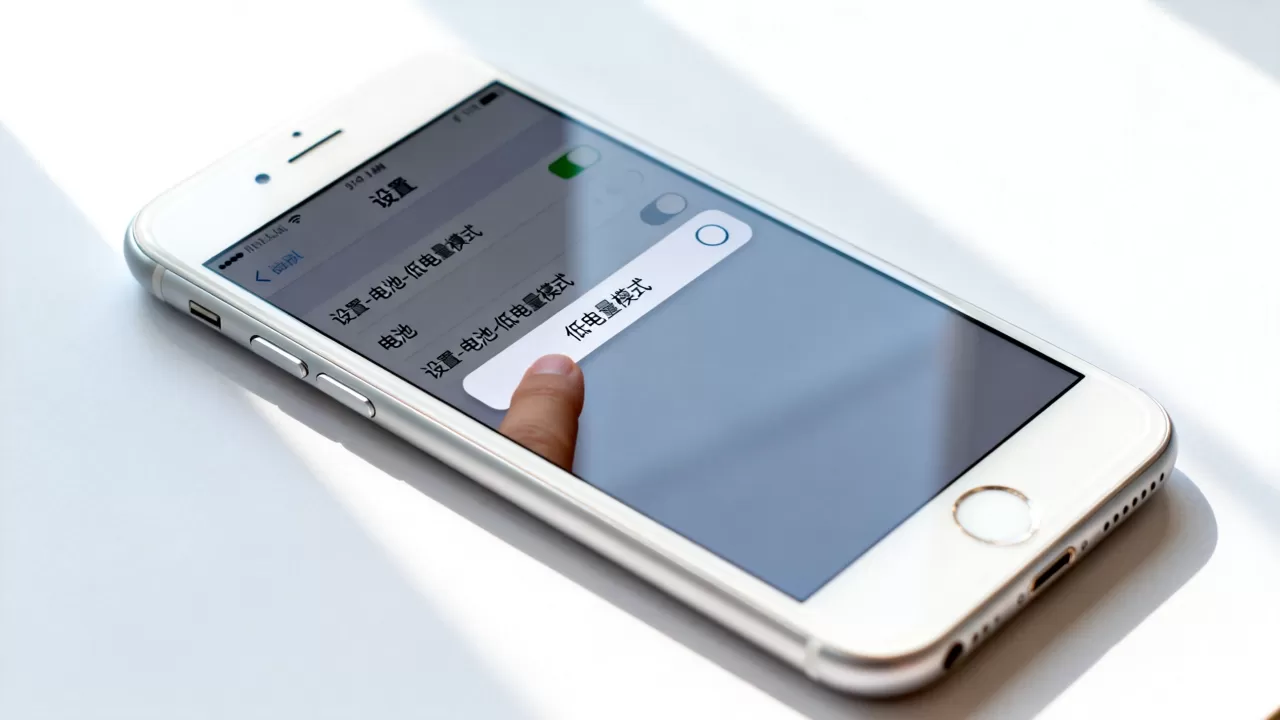 iphone6电量怎么设置在哪里设置，iphone6电池续航怎么设置